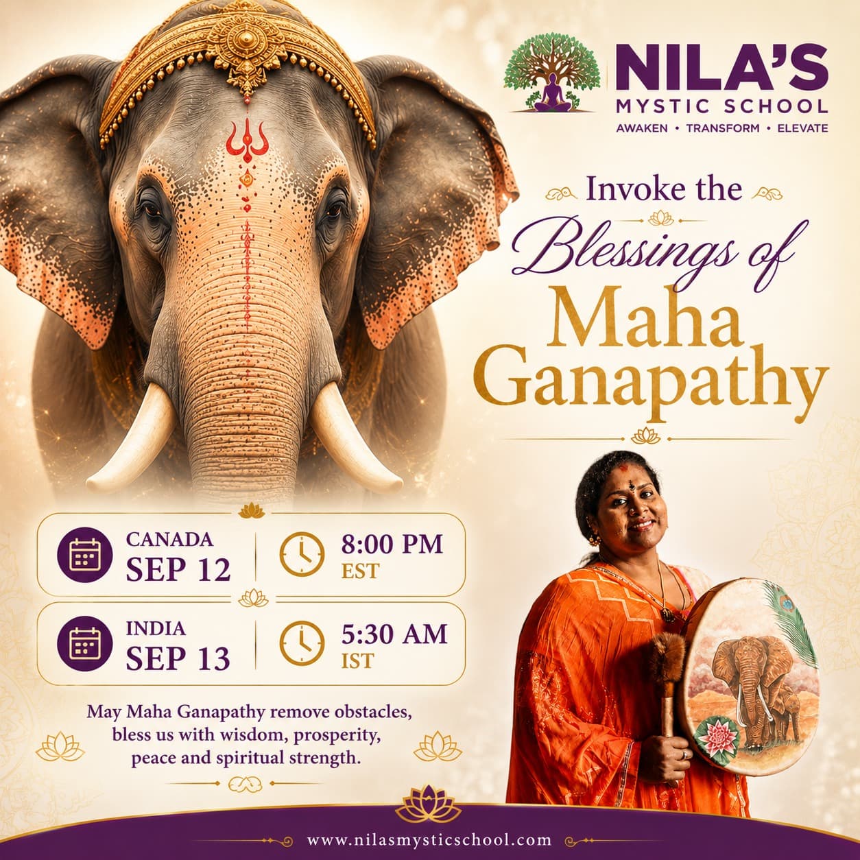 Invoke the Blessings of Maha Ganapathy