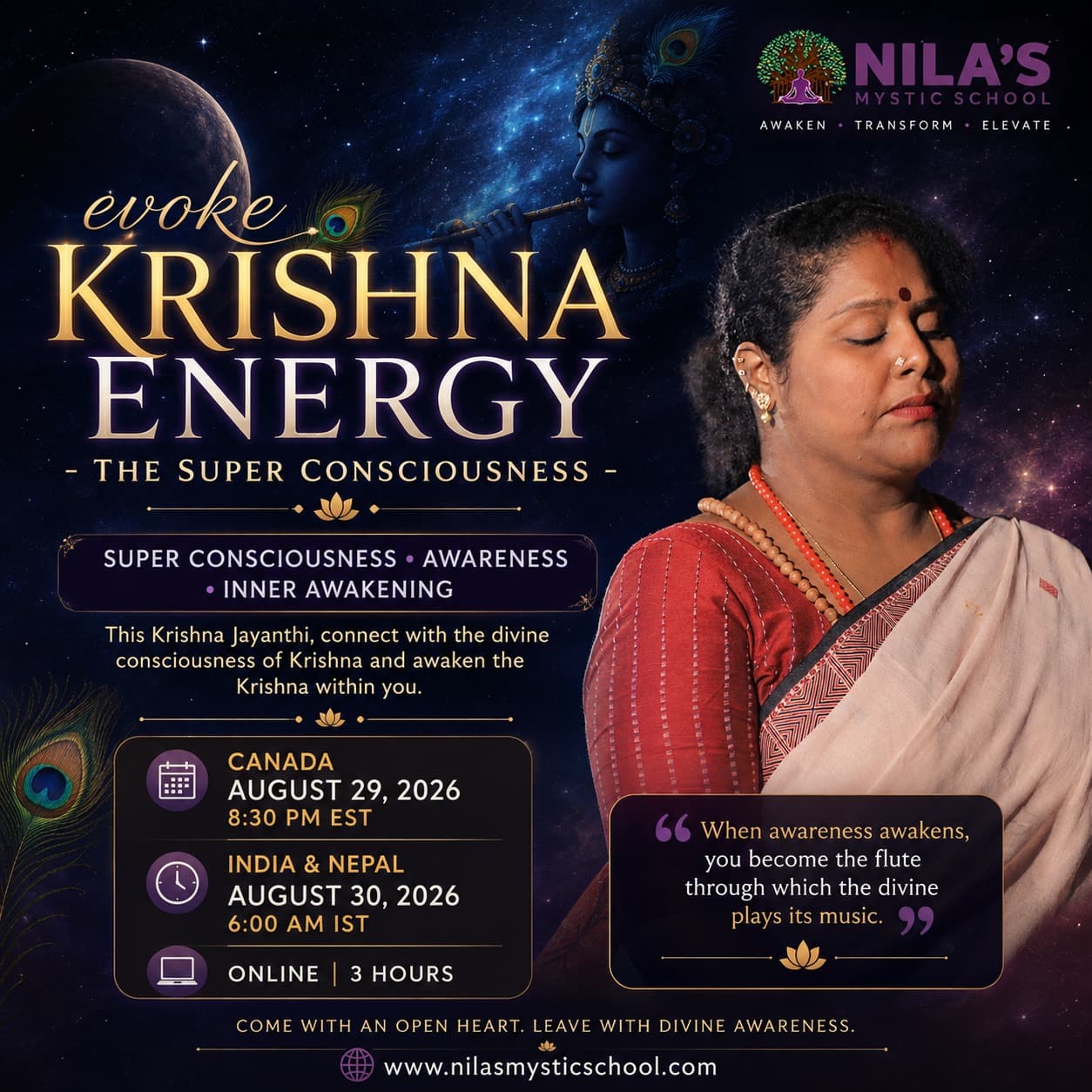 KRISHNA JAYANTHI – EVOKE HIS ENERGY